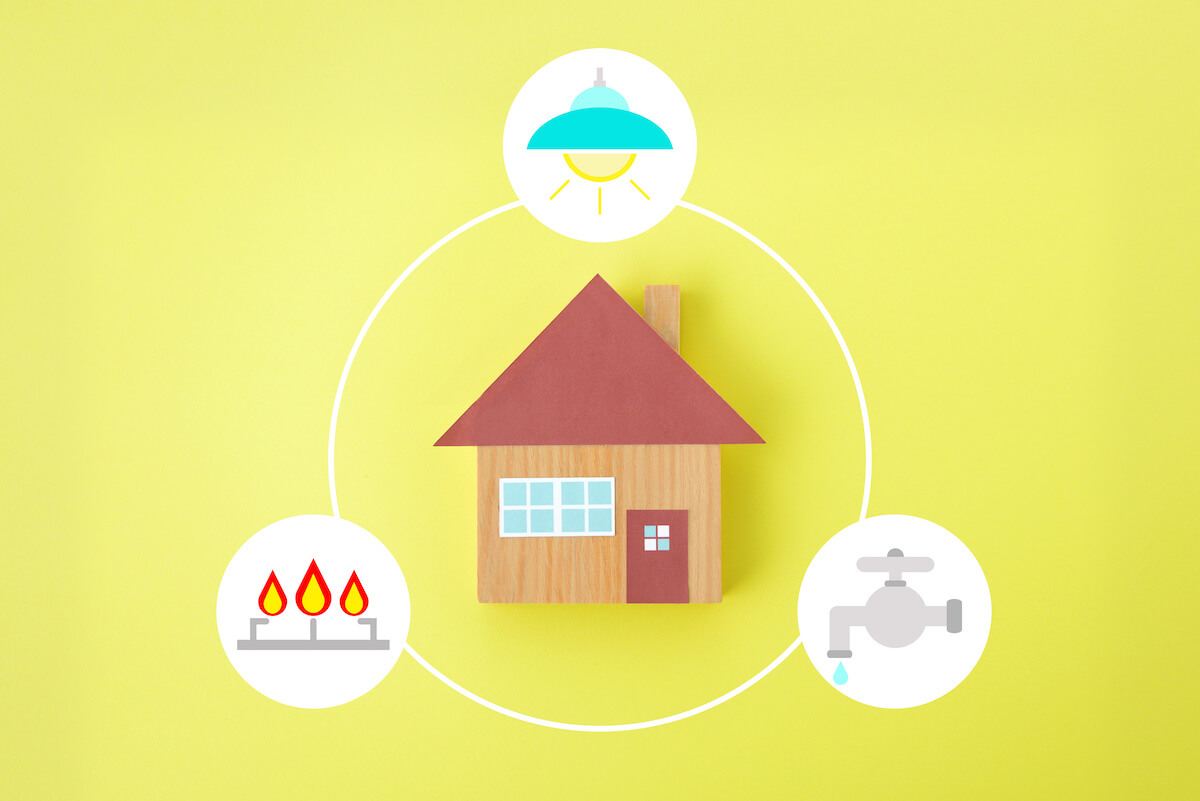 家の光熱費のイメージ
