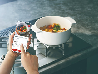 ビルトインガスコンロ、高機能ガスコンロのイメージ画像